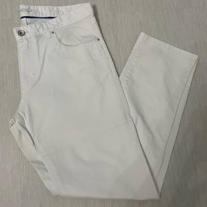 Slim fit white Calvin Klein casual pants size 34x32